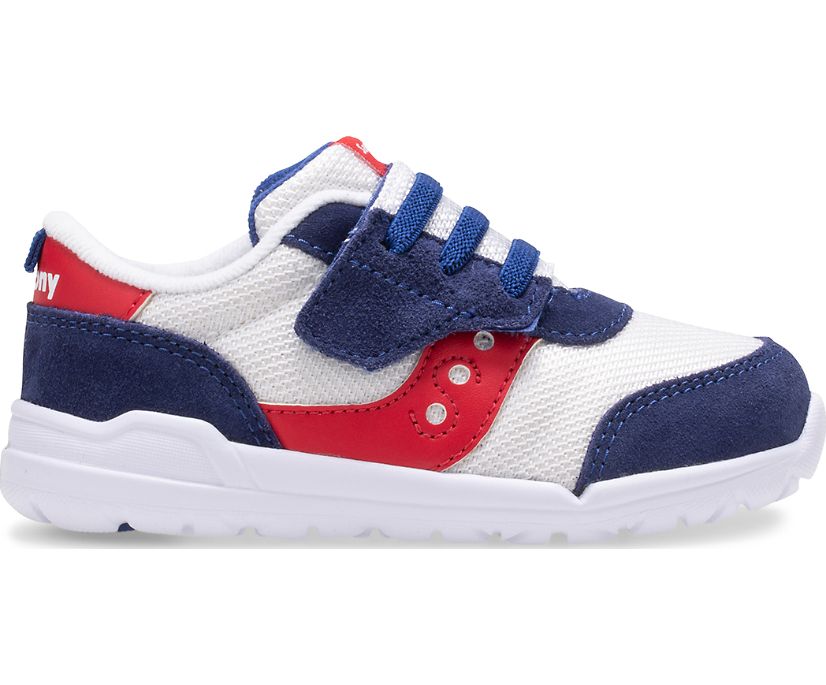 Gyerek Saucony Jazz Riff Tornacipő Piros Fehér Kék | HU 254JPQ